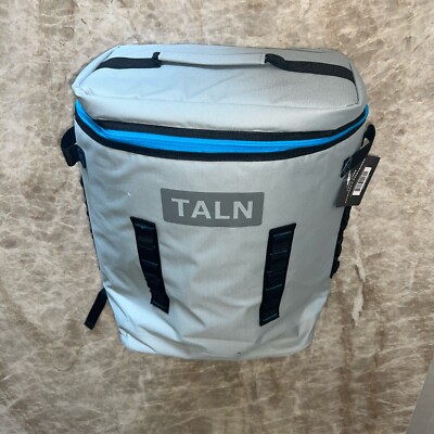 Light Weight Backpack Cooler Waterproof & Leakproof Insulated Gray & Black. New!