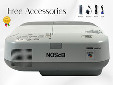 Ultra Short Throw 3LCD Projector 2600 ANSI for School College HD HDMI w/Remote