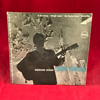 LONNIE DONEGAN Backstairs Session EP 1956 UK 4-track 7'' vinyl PYE Nixa record
