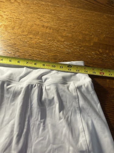 Juniors Madewell tennis skort, size L (runs small), white, stretch - Picture 4 of 12