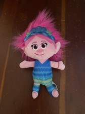 Dreamworks Trolls Band Together  9  Queen Poppy Plush Doll Pink Stuffed Animal