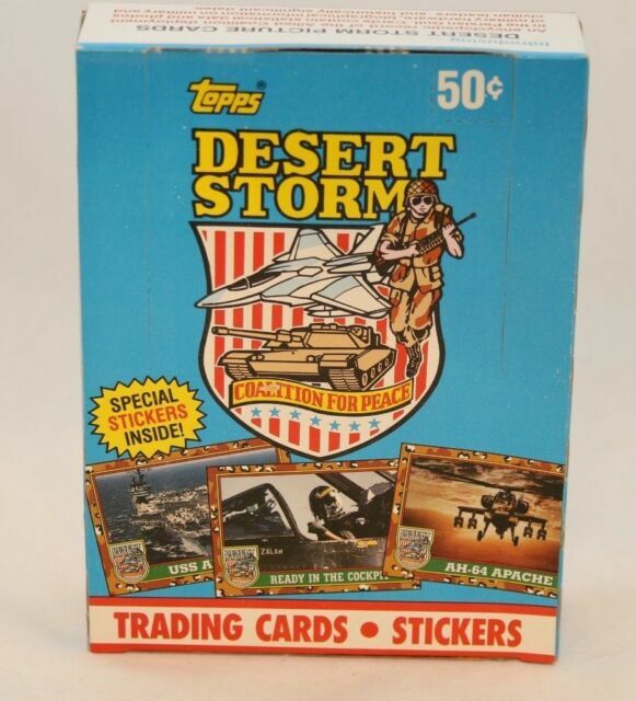 Desert Storm Trading Cards Worth / 1991 Topps Desert Shield Baseball