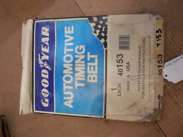 Correa de distribución para Chrysler, Plymouth, Dodge Goodyear #40153 H197 Foto 2 de 3