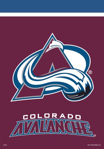 Colorado Avalanche Garden Flag NHL Licensed 12.5" x 18" Briarwood Lane - 第 2/4 張圖片