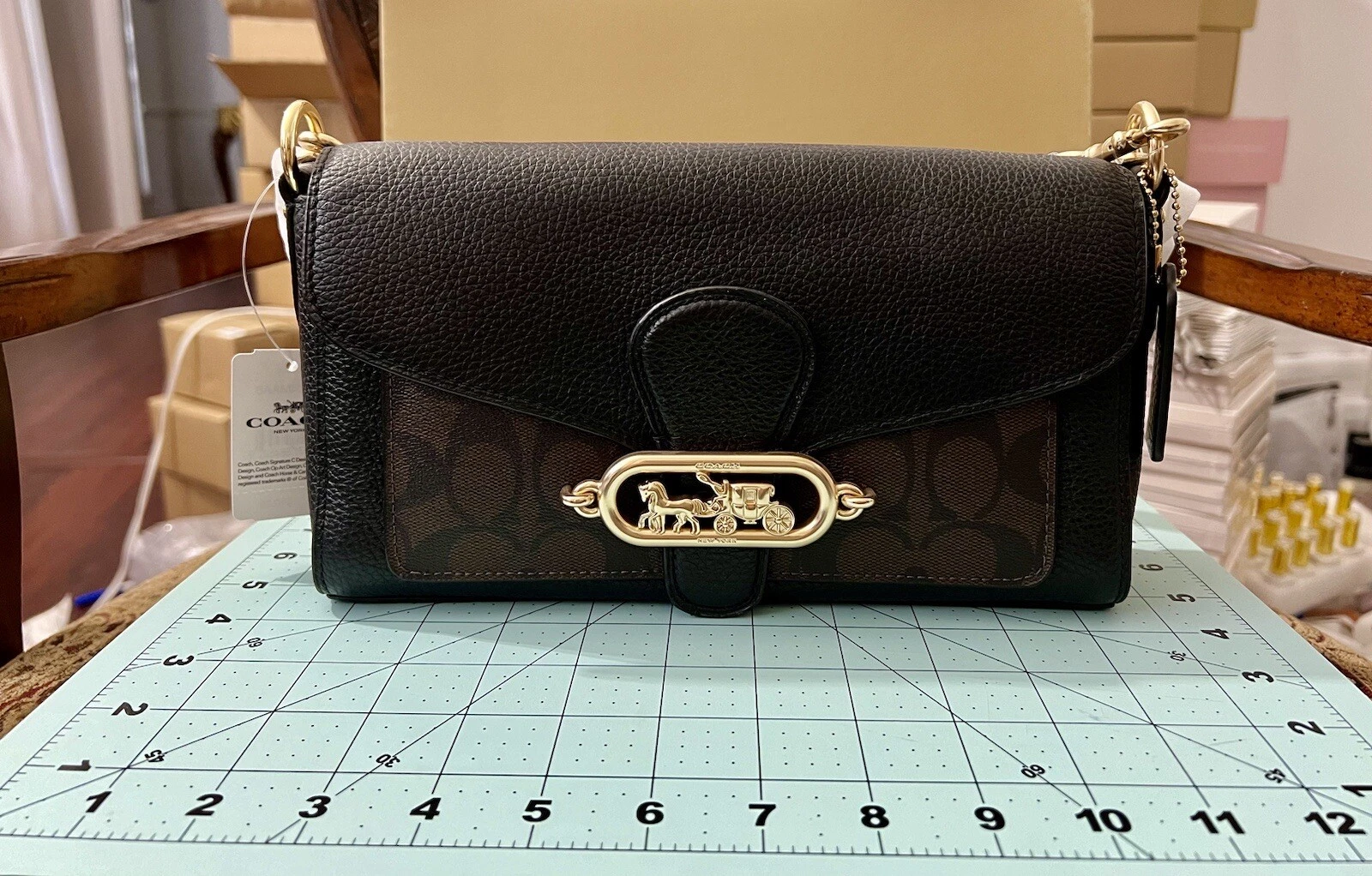 borsa coach nera autentica