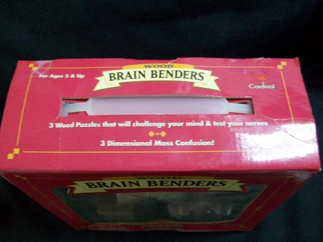 Nuevo Cardinal Wood Brain Benders 3 Rompecabezas Artículo #791 con ENVÍO GRATUITO Foto 3 de 4