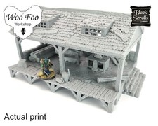 City Of Tarok Woodcutter 3D printed scatter terrain 28mm/32mm fantasy
