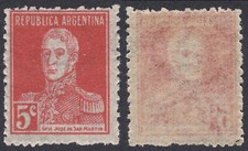 Argentina 1927 Stamp with Original Gum * Michel 309 Sc 365 Yv 317