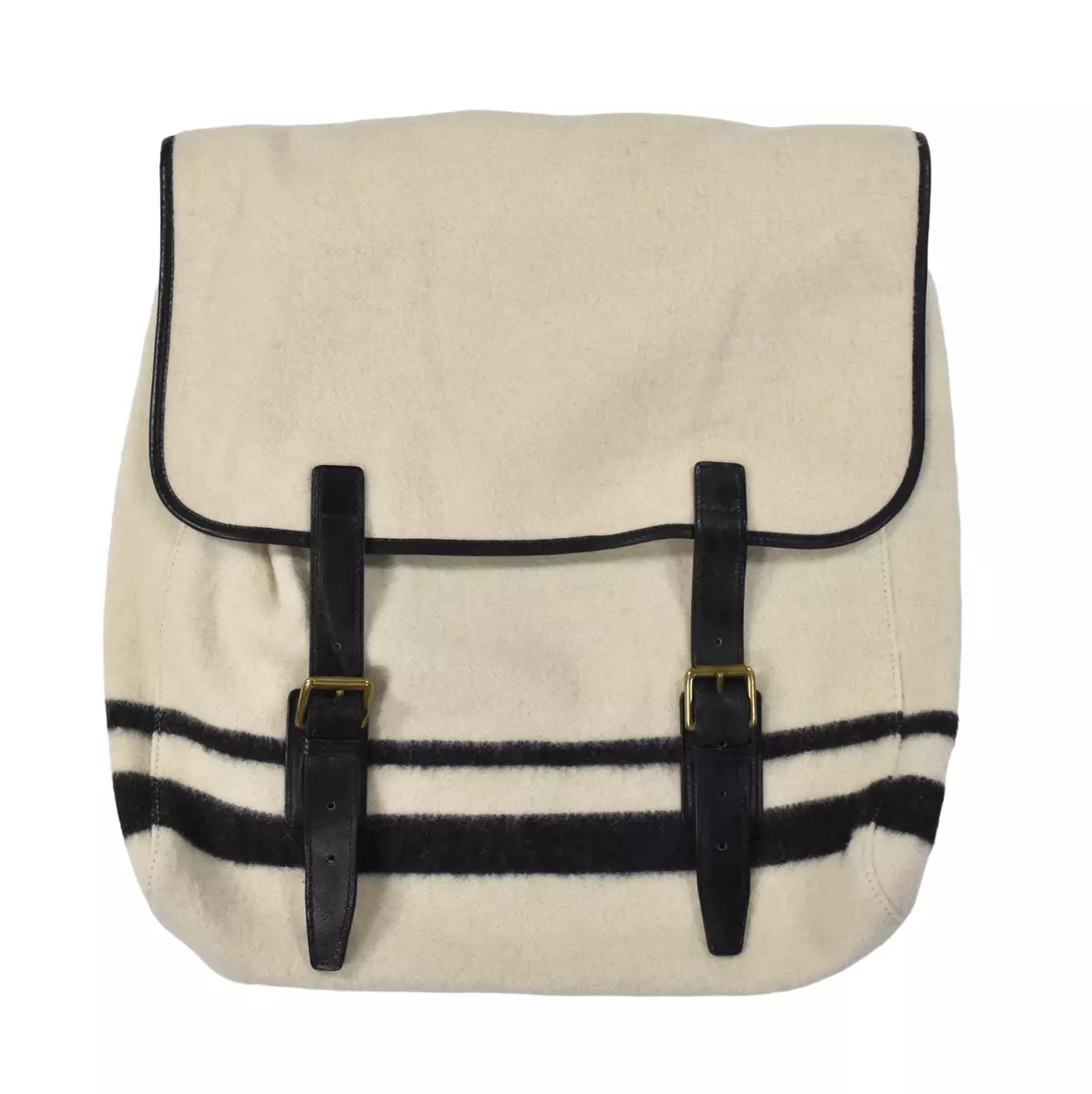 Polo Ralph Lauren Vintage Wool Leather RRL Style XL Backpack New