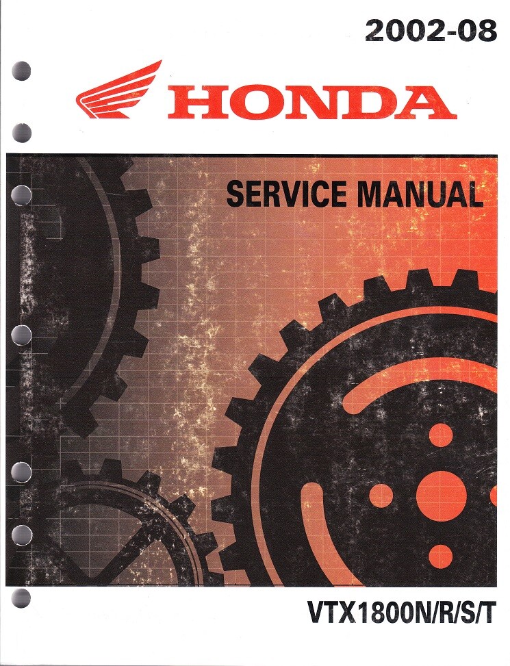 2002-2008 Honda VTX1800N/R/S/T OEM Factory Service Shop Manual
