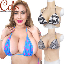Realistic Breast Forms Silicone Fake Boobs For Crossdresser Drag Queen B-H Cup