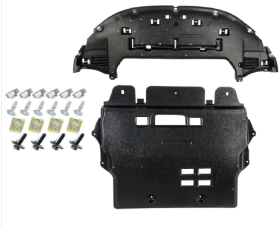 Cache sous moteur insonorisant Citroën C4 avec kit de montage rapide complet
