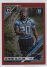 2019 Panini Donruss Optic Rookies Red Prizm 64/99 Jordan Scarlett #102 0q3