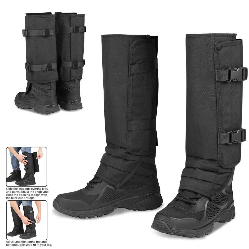 Snake Guard Leg Proof Gaiters w/ Adjustable Size Outdoor Waterproof Hiking Boot
Opens in a new windo