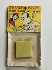 Vintage Fun Inc 1956 Fake Butter Patty Novelty Gag Trick Prank Joke
