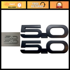 All Black 3d Fender Emblem Door Badges Decals Stickers For 2015-2022 Mustang Gt All Black 3d Fender Emblem Door Badges Decals Stickers For 2015-2022 Mustang Gt