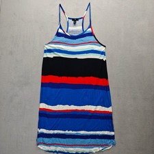 Gap Striped Sundress Womens Large Racerback Summer Travel Vacation Beach Island