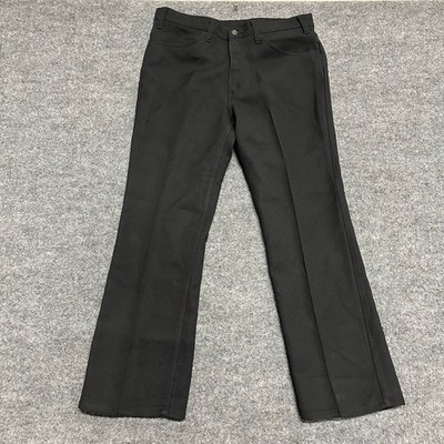 Levi's Pants Mens Size 34x29 Black Action Slacks Straight Leg Vintage Western