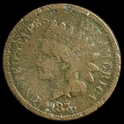 1876 Indian Head Cent -Antique United States of America Centennial 1c Penny Coin