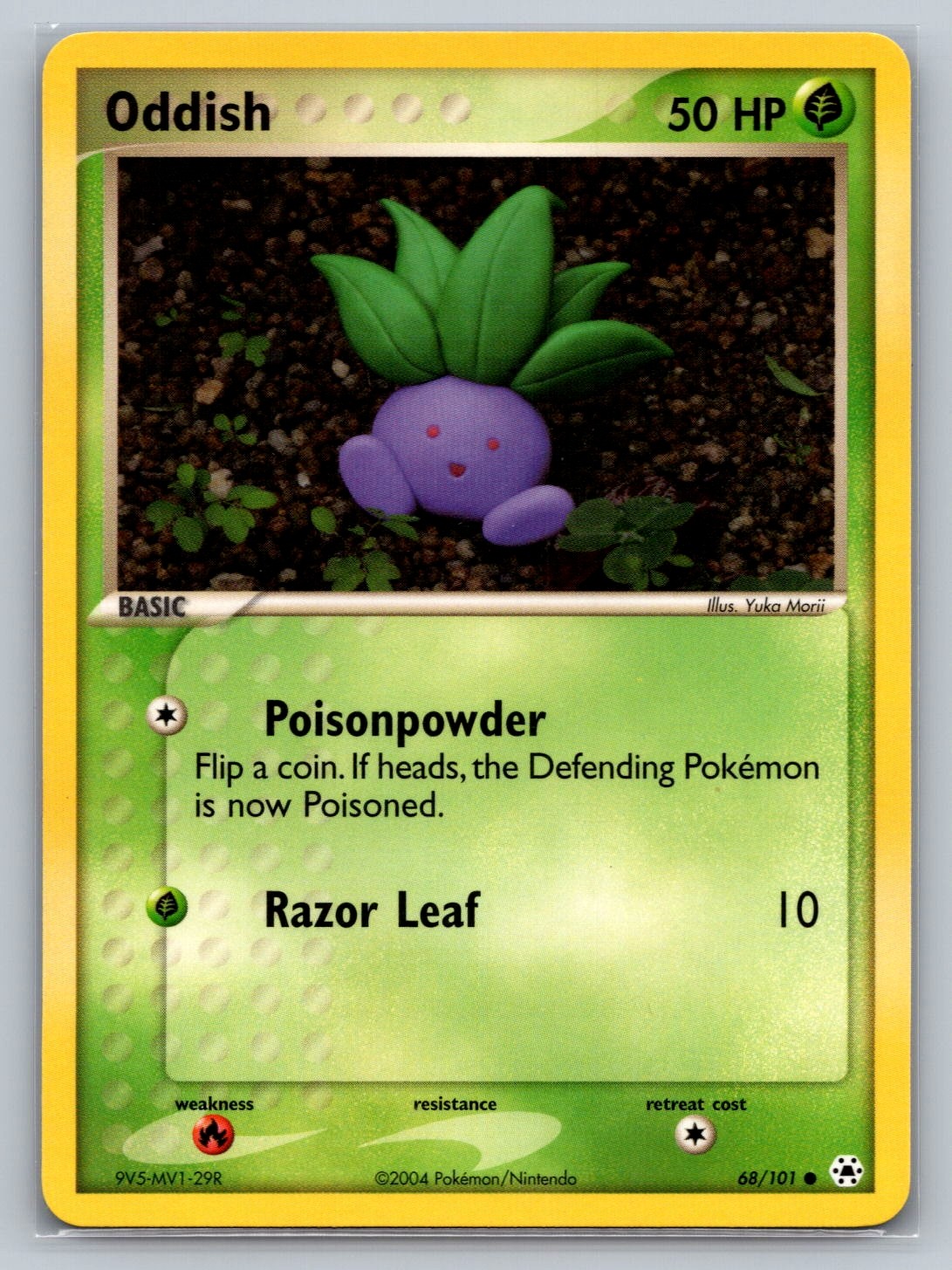 Pokemon Oddish Common Hidden Legends 68/101 NM
