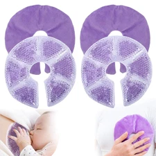 Breast Therapy Pads - Hot & Cold Gel Pads for Breastfeeding & Postpartum Recover
