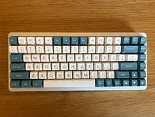 Custom D84 Gasket 75% Mechanical Keyboard Zilent V2 67g Lubed + EPBT GOK Keycaps