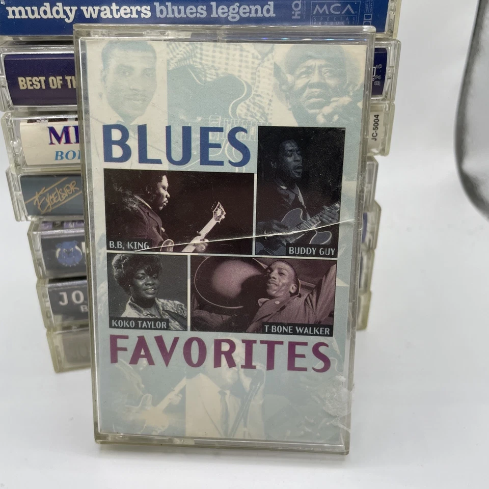 Lot Of 9 Blues Cassettes  Hooker BB King Muddy Waters Memphis Slim OOP Delta Chi Foto 2 de 4
