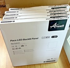 5 x LED PANEL LIGHT 600 x 600 DAYLIGHT 6500K Non Dimmable Office Ceiling Grid