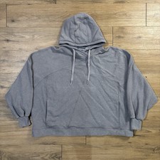 Lululemon Broken Beats Hoodie Women s M/L Heather Grey Thick Square Gym Yoga