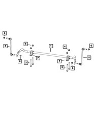 Genuine Mopar Locking Nut 06513904AA