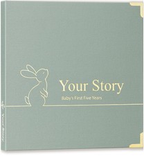 Baby Book Keepsake Boy or Girl Timeless Baby Memory Book First 5 Years for Ba...