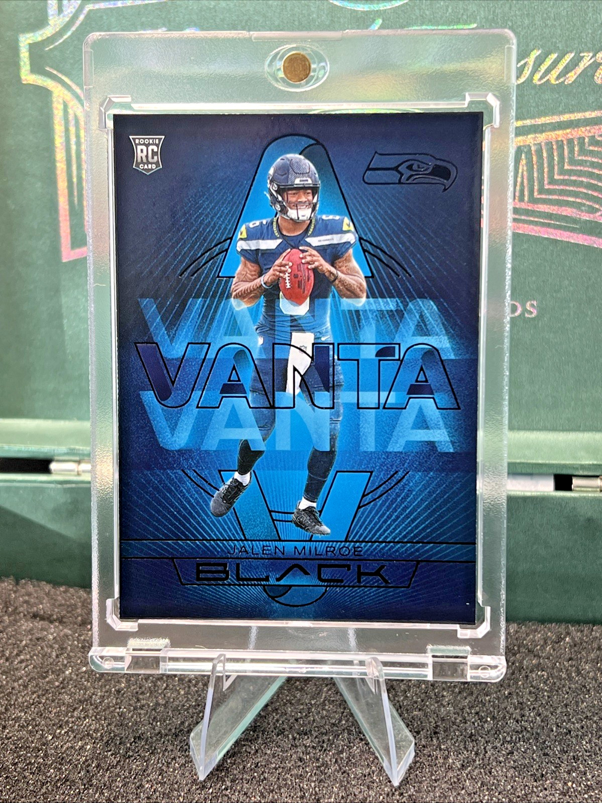 2025 Panini Black Vanta #20 Jalen Milroe RC SP Case Hit - Seattle Seahawks