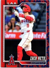 2026 Topps Series 1 Celebration Zach Neto Team Color Border Angels