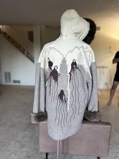 Vintage LaParka Womens Wool Winter Coat Fur Hood & Trim Linda Lundstrom