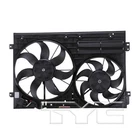 TYC Cooling Fan Assembly for Volkswagen Tiguan 2009-2017 OEM # 1K0 121 205 AJ