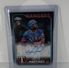 2024 Topps Chrome Rookie Autographs Julio Pablo Martinez #RA-JP Texas Rangers