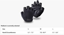 Breathable Workout Gloves for Men and Women, Padded Weight Lifting Gloves with G