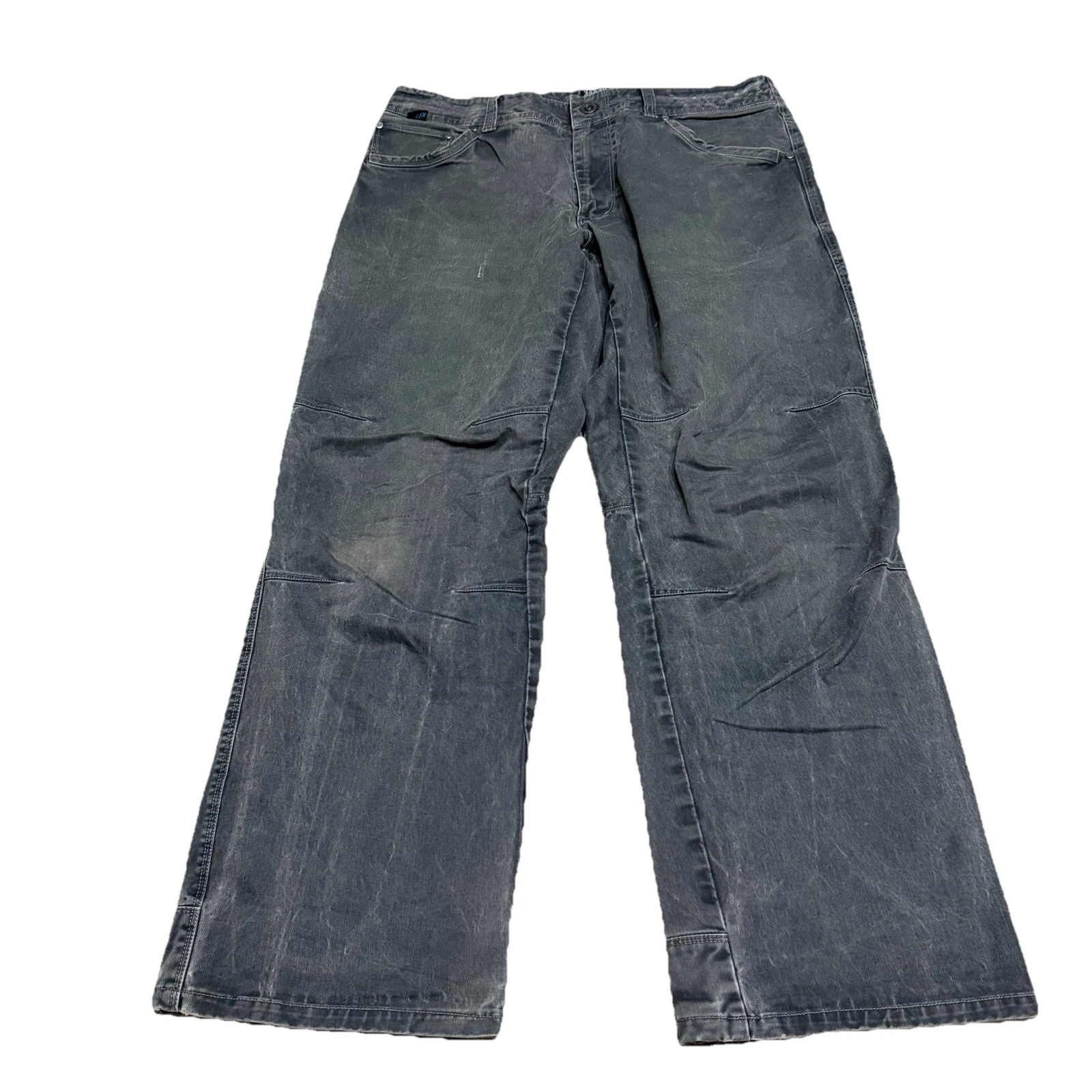 Kuhl Rydr Pants Mens 34x30 Gray Patina Dye Ryder Canvas Hiking Outdoor
