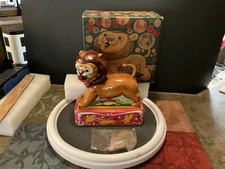 Vintage Modern Toys Tin Battery Operated Bubble Lion, Boxed 1960s Japan