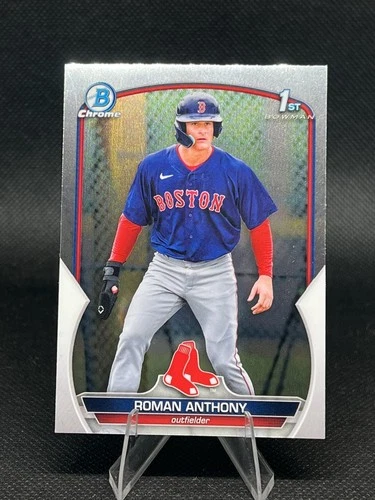 2023 Bowman Chrome Roman Anthony 1st Rookie RC Base #BCP-71 Red Sox