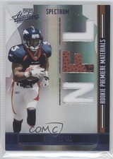 2008 Playoff Absolute Memorabilia Spectrum Die-Cut NFL Prime Eddie Royal 1h2