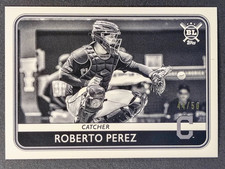 2020 Topps Big League Black & White Parallel #17 Roberto Perez Indians  /50