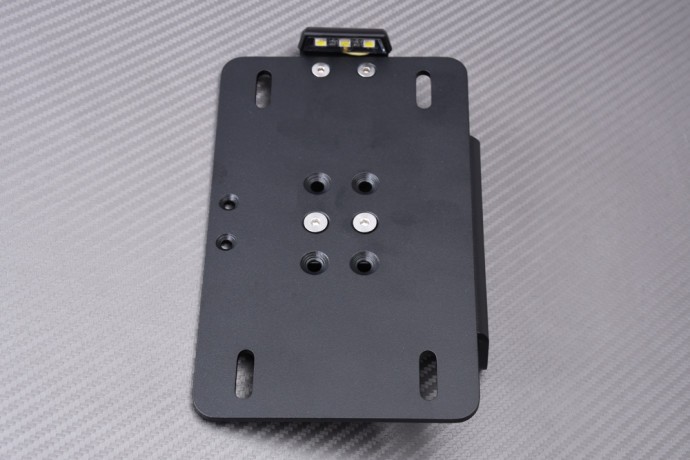 Support plaque moto AVDB homologue avec eclairage LED pour CFMOTO 800NK - 2