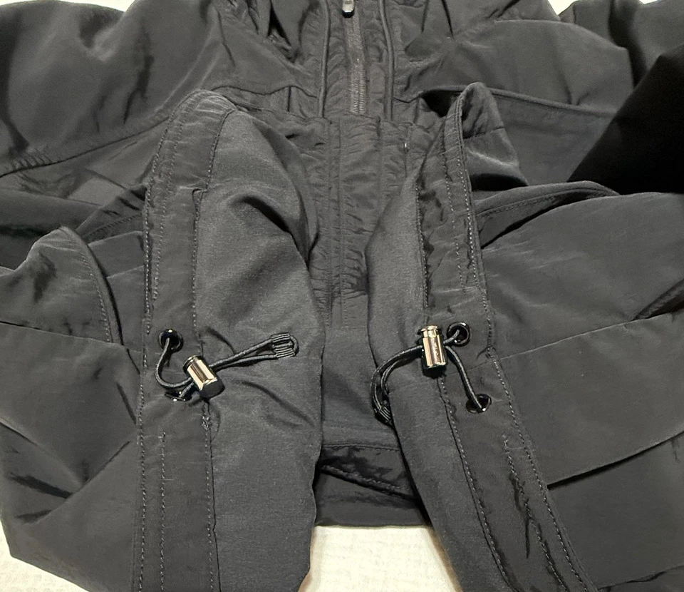 Lululemon Women’s Black Always Effortless Hoodie Jacket Size 6 Zip-Up Outerwear - Image 4 of 4