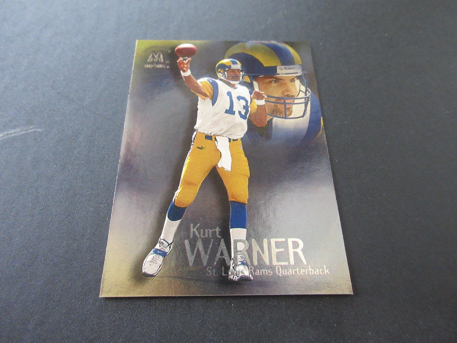 1999 SkyBox Molten Metal Kurt Warner Rookie Card #93