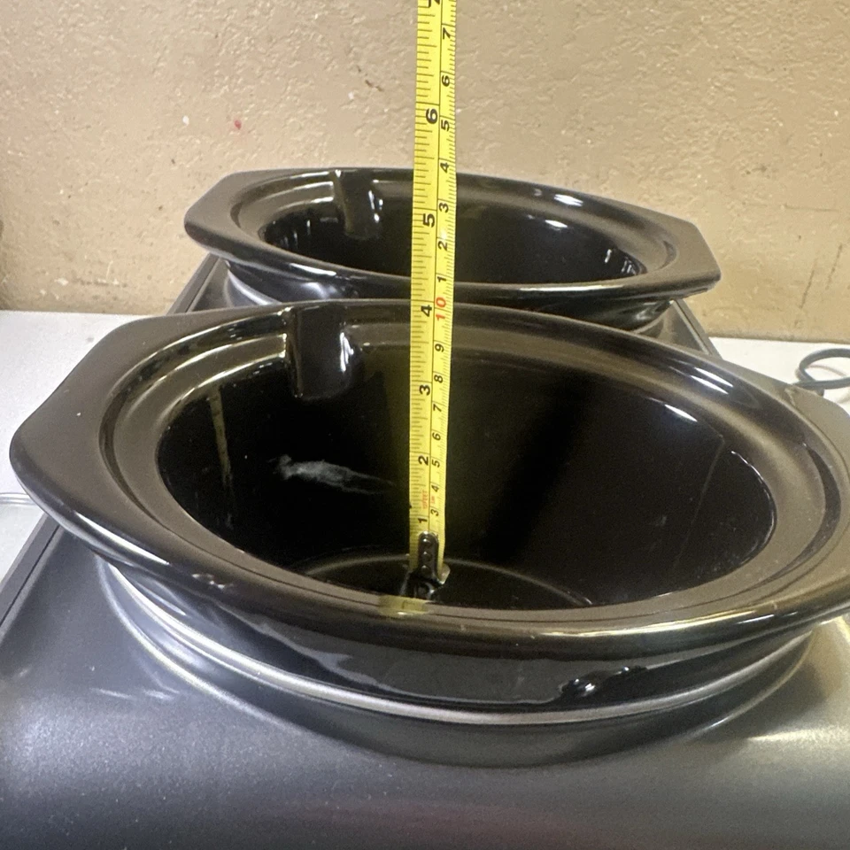 Crock-Pot SCCPMD1-CH Hook Up Double Connectable 2 1-Quart Slow Cookers  - Image 4 of 4