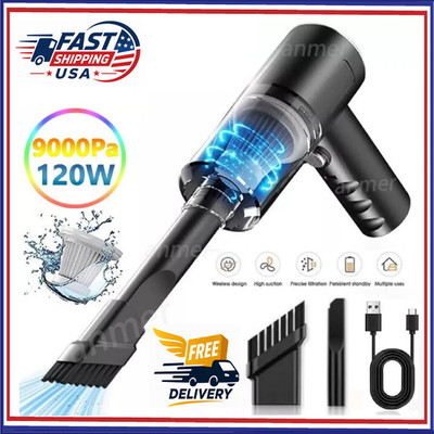 120W Handheld Cordless Vacuum Cleaner Small Mini Portable Car Auto Home Wireless
