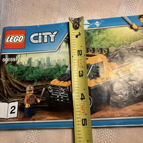 Lego City Build Manual #2  Set 60159 Jungle Halftrack  Mission- Booklet Only