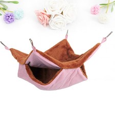  Hamster Hanging Bed Pet Hammock for Cage Sugar Glider Squirrel Sleeping