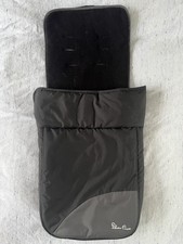 Silver Cross POP/ZEST Pushchair Buggy Winter Footmuff - Black - Cosytoes 